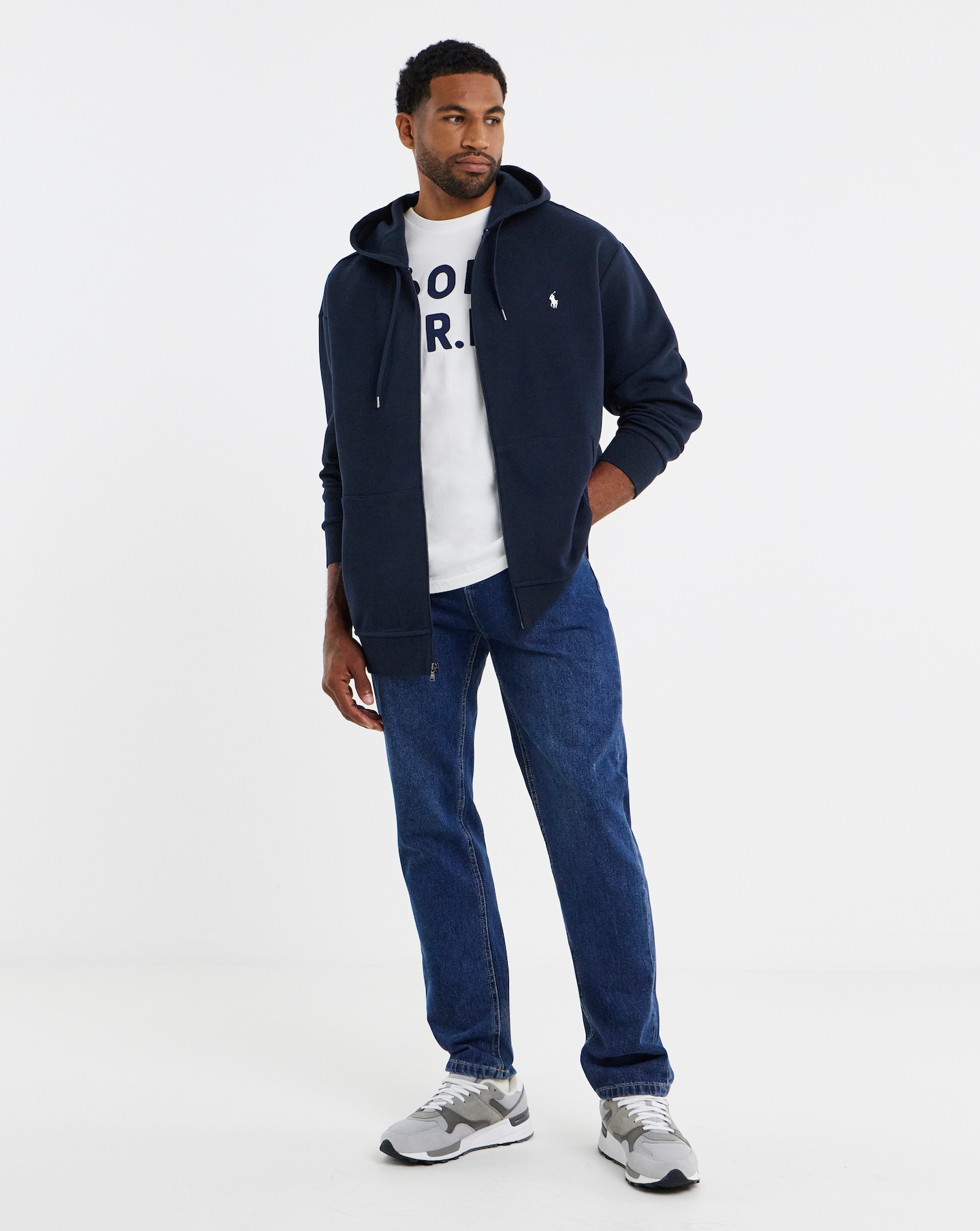 Polo Ralph Lauren Classic Zip Through Hoodie - Blue | Jacamo