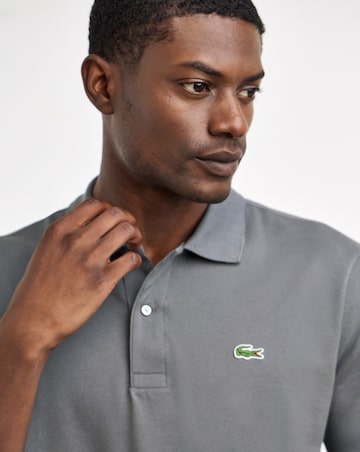 Lacoste Classic Short Sleeve Pique Polo - Grey