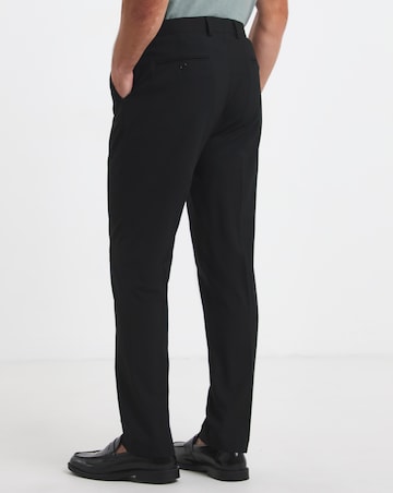Regular Fit Pleat Front Stretch Formal Trouser