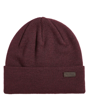 Barbour Healey Beanie Hat - Bordeaux