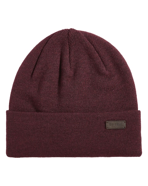 Barbour Healey Beanie Hat - Bordeaux