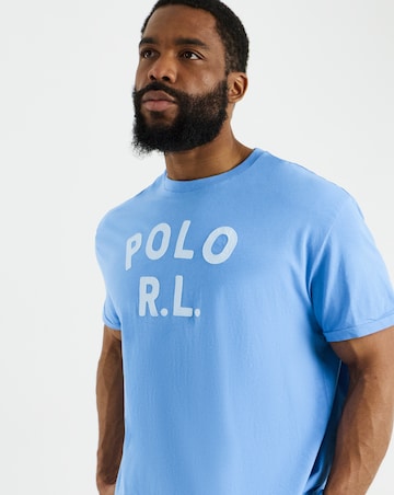 Polo Ralph Lauren Shirt Sleeve Logo T-Shirt - Blue