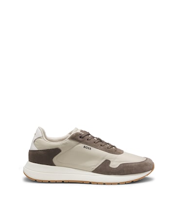 BOSS Vinston Runner Trainers - Beige