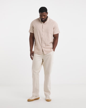 Revere Collar Short Sleeve Shirt