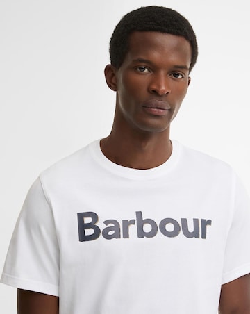 Barbour Halstow Short Sleeve Logo Tailored T-Shirt - White