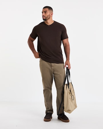 5 Pack Pure Cotton V Neck T-Shirts
