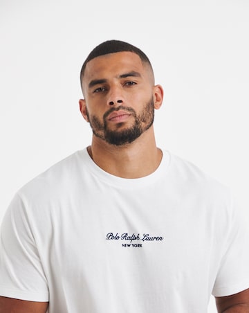 Polo Ralph Lauren Short Sleeve Script T-Shirt - White