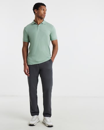 BOSS Short Sleeve Pio Jersey Polo - Sage