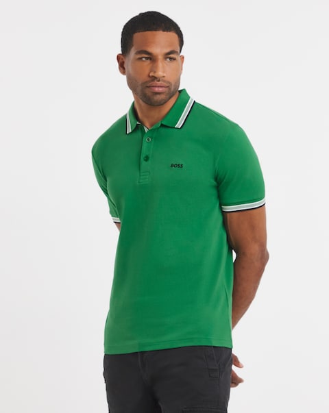 BOSS Short Sleeve Classic Paddy Pique Polo - Bright Green