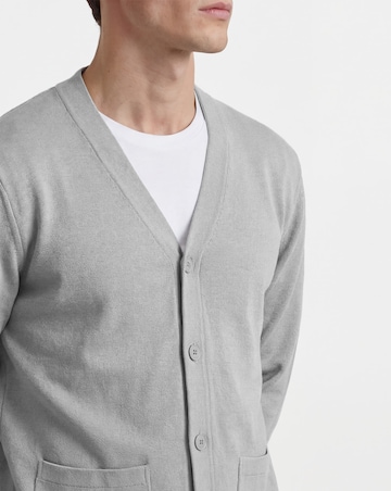 Jersey Cardigan- Grey