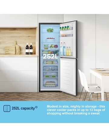 Fridgemaster MC55240EB 174cm 50/50 Fridge Freezer Black