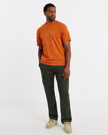 Napapijri Bollo Short Sleeve T-Shirt - Orange