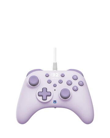 HORI HORIPAD Turbo Wired Controller for Nintendo Switch 2 - Cozy Lavender