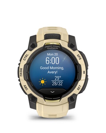 Garmin Instinct 3 AMOLED 45mm Smart Watch - Citrine/Grey