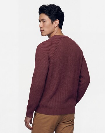 Cotton Twist Crew Neck Knitted Jumper