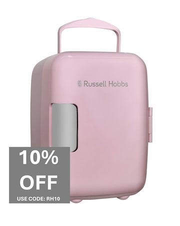 Russell Hobbs RH4CLR1001P Mini Cooler 4L - Pink