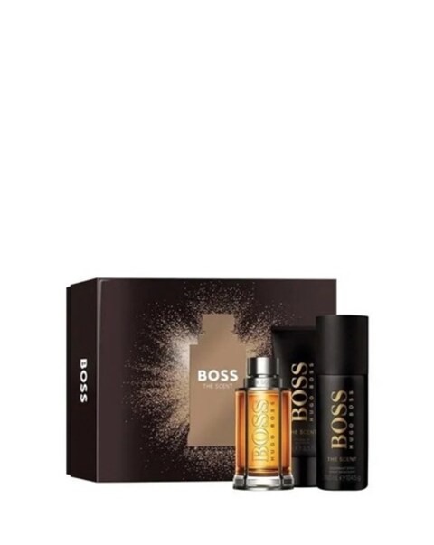 Hugo Boss The Scent Gift Set: EDT 100ml Shower Gel 100ml Deo Spray 150ml