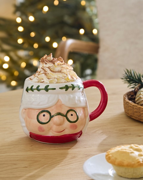 Ceramic Nordic Mug - Mrs Claus