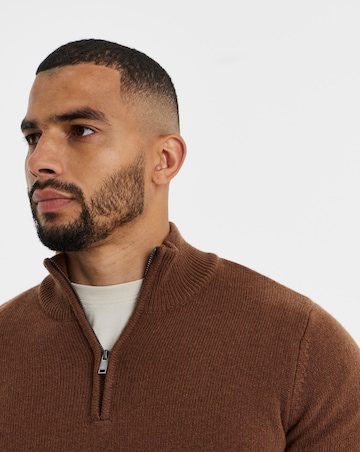 Lambswool 1/4 Zip Jumper