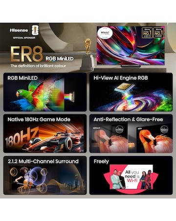Hisense 55ER8STUK 55in RGB Mini-LED 4K UHD Smart TV