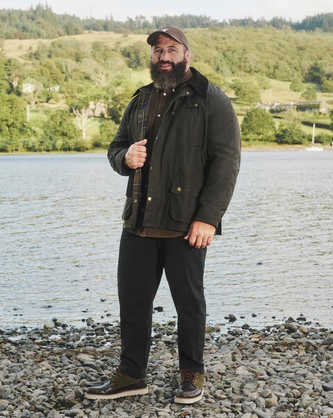 Barbour Ashby Wax Jacket - Olive