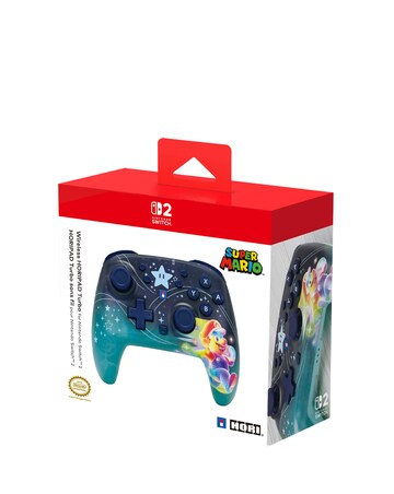 HORI HORIPAD Turbo Wireless Controller for Nintendo Switch 2 - Universe Mario