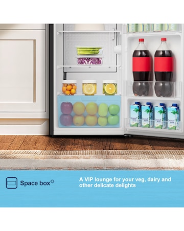 Fridgemaster MUL4892EB Under Counter Fridge - Black E Rated