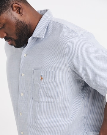 Polo Ralph Lauren Double Faced Oxford Resort Shirt - Blue/Cream