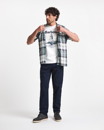 Barbour Harbourside Short Sleeve Graphic Tailored T-Shirt - White