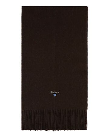 Barbour Plain Lambswool Scarf - Rustic
