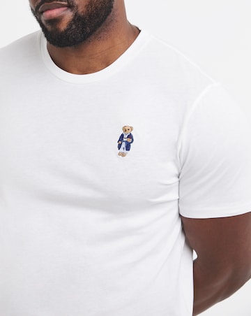 Polo Ralph Lauren Bear Pyjama Set - White/Blue