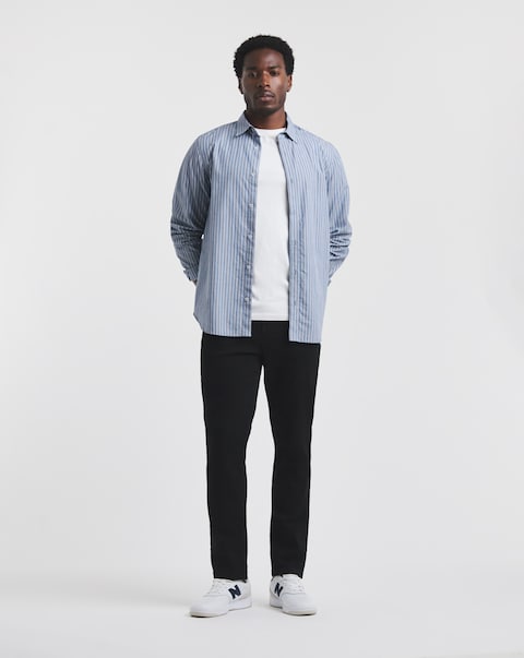 Union Black Slim Fit Gabardine Jeans