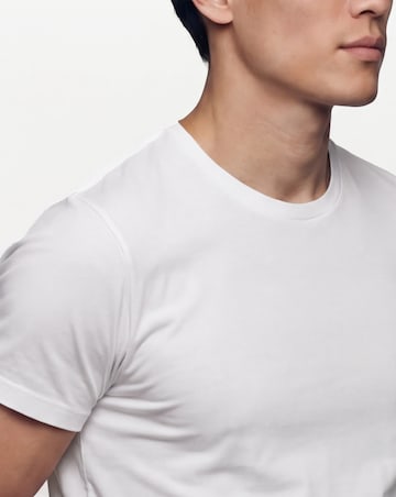 Pure Cotton Crew Neck T-Shirt Long- White