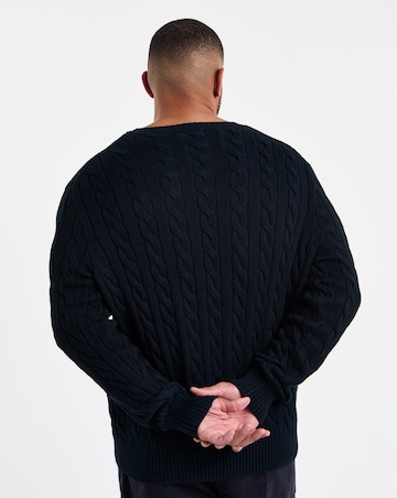 Polo Ralph Lauren Cable Knit Jumper - Navy