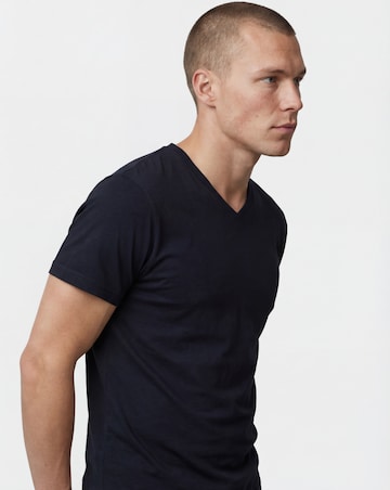 Pure Cotton V-Neck T-Shirt Long