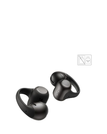 Shokz OpenDots 2 Clip-On Open-Ear True Wireless Earbuds - Black