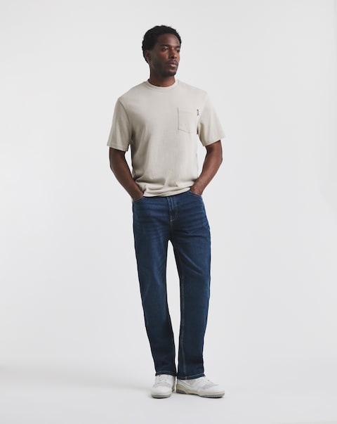 Union Straight Fit Stretch Jeans Darkwash
