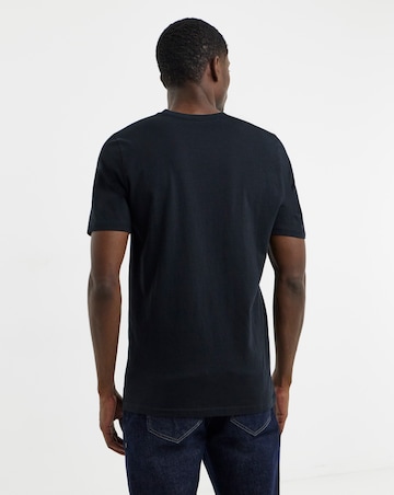 Pure Cotton V-Neck T-Shirt Long