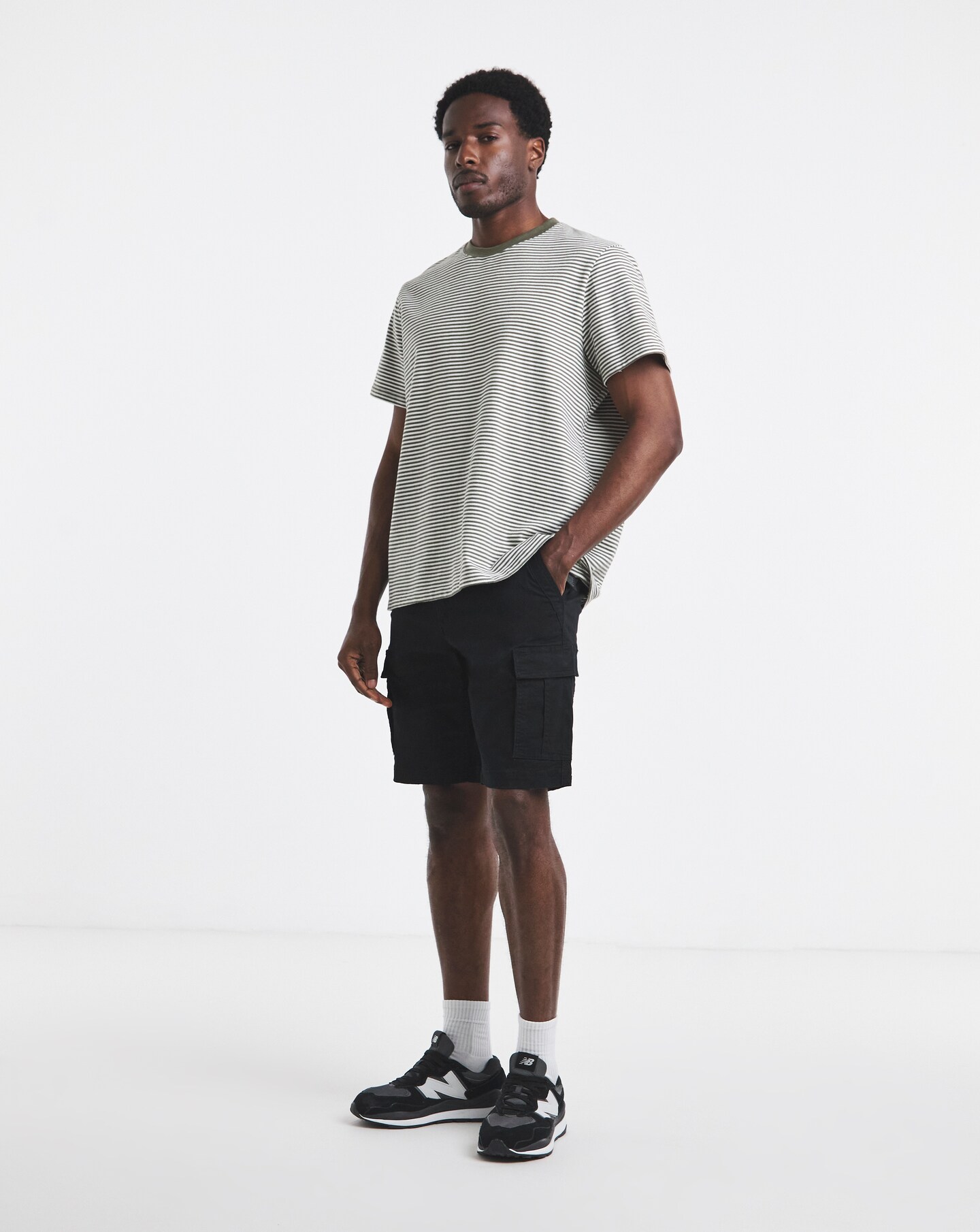 Cotton Stretch Cargo Short