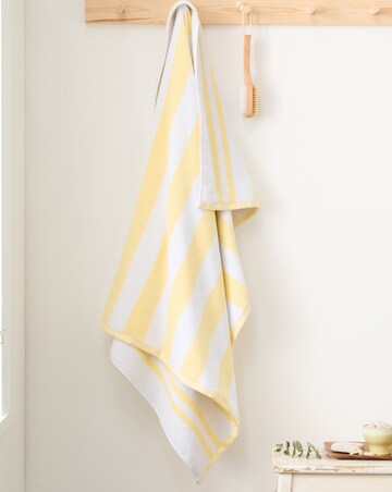 Bianca Reversible Stripe Jacquard Towels