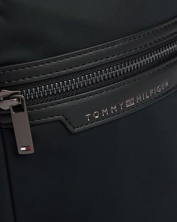 Tommy Hilfgier Nylon Mini Reporter Bag - Black