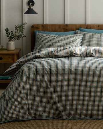 Appletree Micro Check Duvet Cover Set