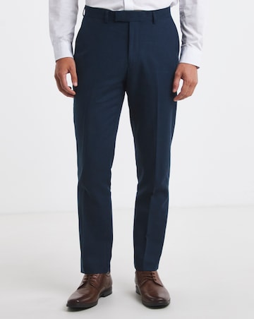 Regular Fit Linen Blend Trouser