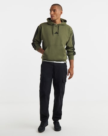 adidas 3 Stripes Fleece Hoodie