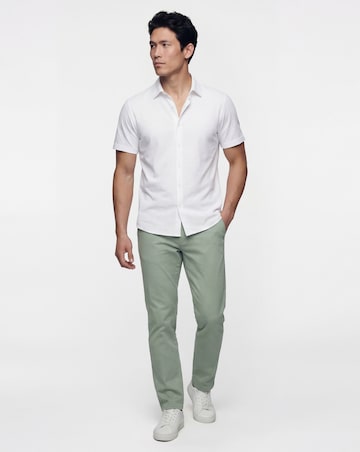 Short Sleeve Linen Blend Shirt