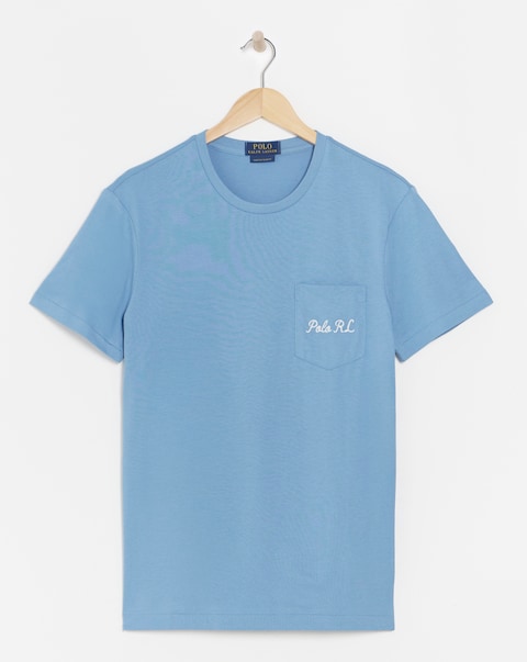 Polo Ralph Lauren Short Sleeve Bear Back Print T-Shirt - Blue