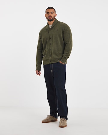 Polo Ralph Lauren Double Knit Cardigan - Green Heather