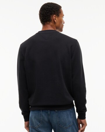 Tommy Jeans Signature Crew Neck Sweatshirt - Black