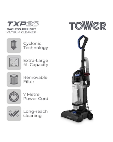 Tower TXP30 Bagless Upright Vacuum
