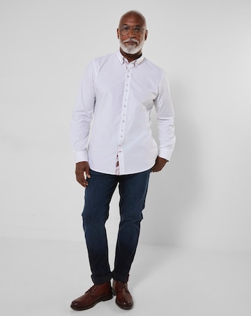 Joe Browns Delightful Double Collar Smart Shirt - White